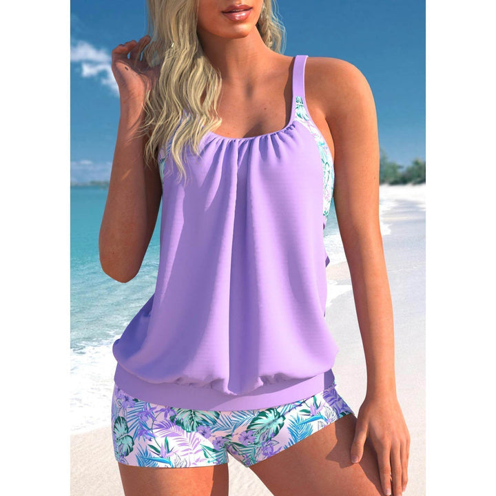 Zweiteiliger Tankini-Badeanzug