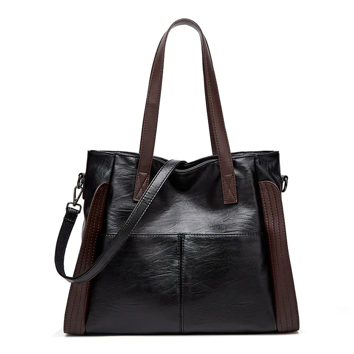 Nord Taschen | Composed Edge of Evelyn - Strukturierte Leder-Handtasche