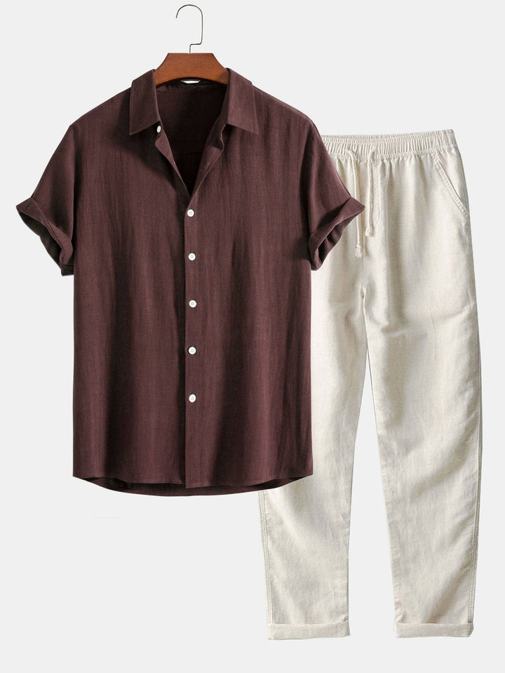 Nord Taschen | Herren Sommer Satz mit Shirt und Shorts Leicht, Atmungsaktiv & Stilvoll