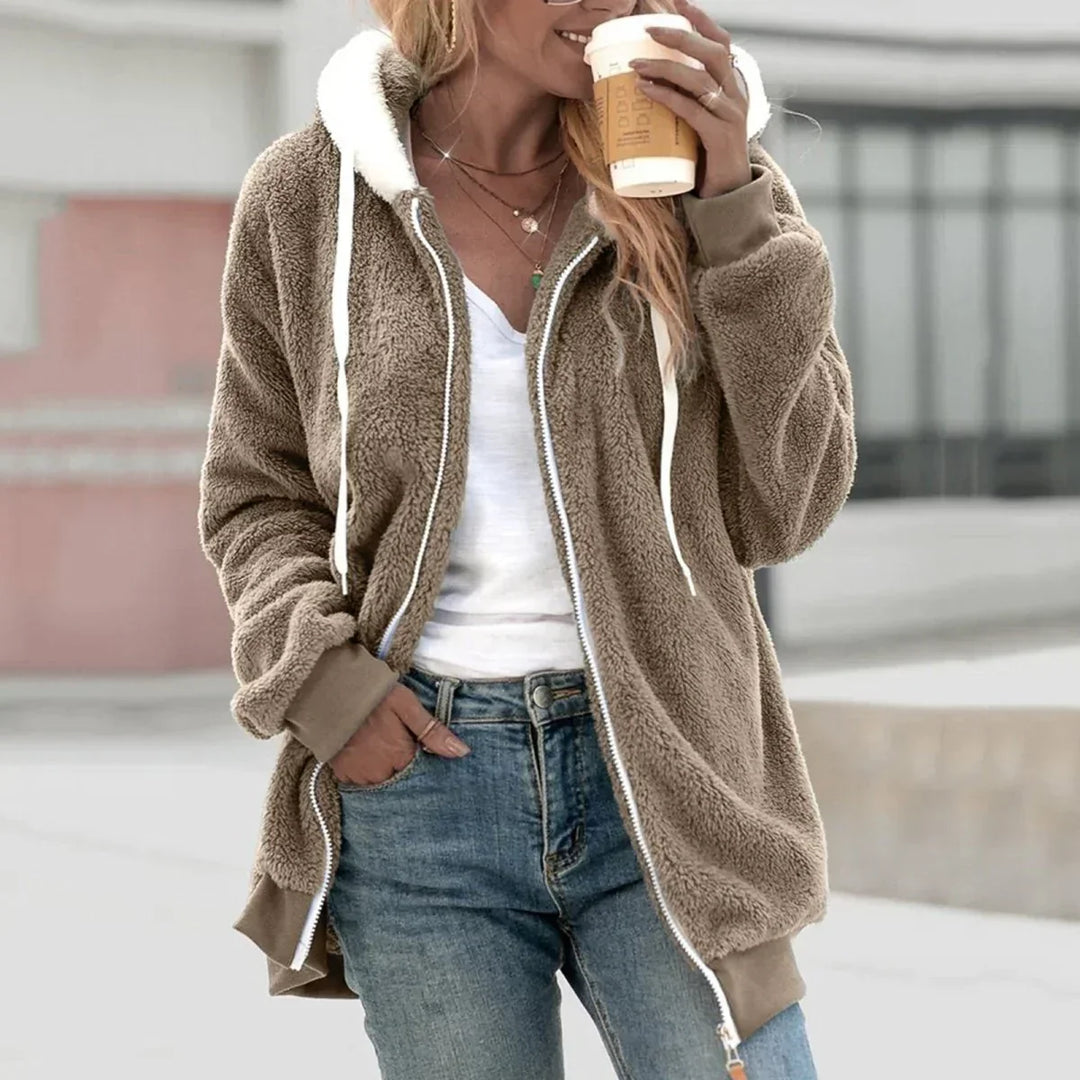 Nord Taschen | Extra warmer Teddy-Fleece Zip Hoodie