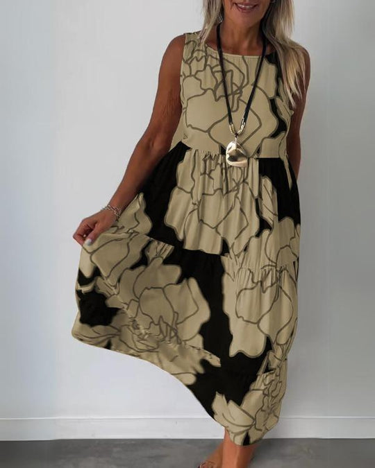 Komfortables Ärmelloses Sommerkleid für Damen