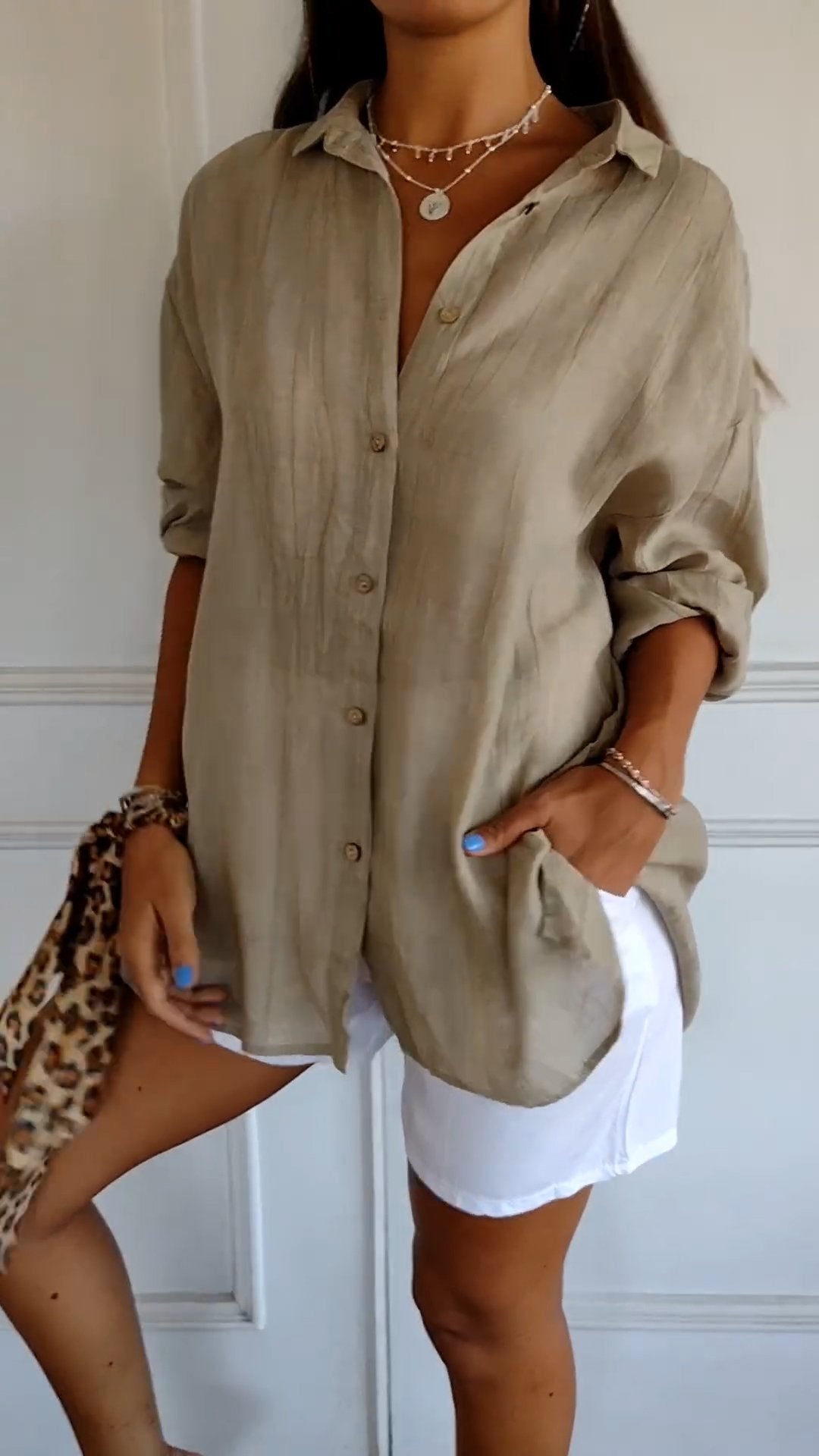 Elegantes Shirt Mit Plissee-Stil
