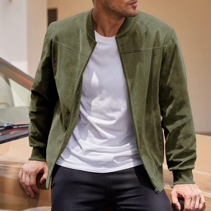 Retro Wildlederjacke für Herren