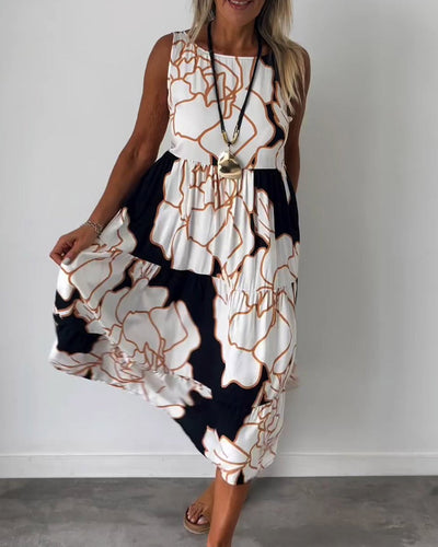 Komfortables Ärmelloses Sommerkleid für Damen