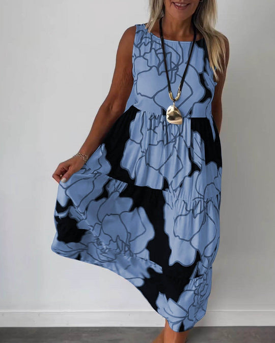 Komfortables Ärmelloses Sommerkleid für Damen
