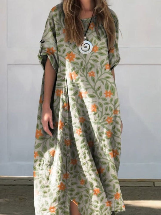 Leinen Baumwolle Kleid