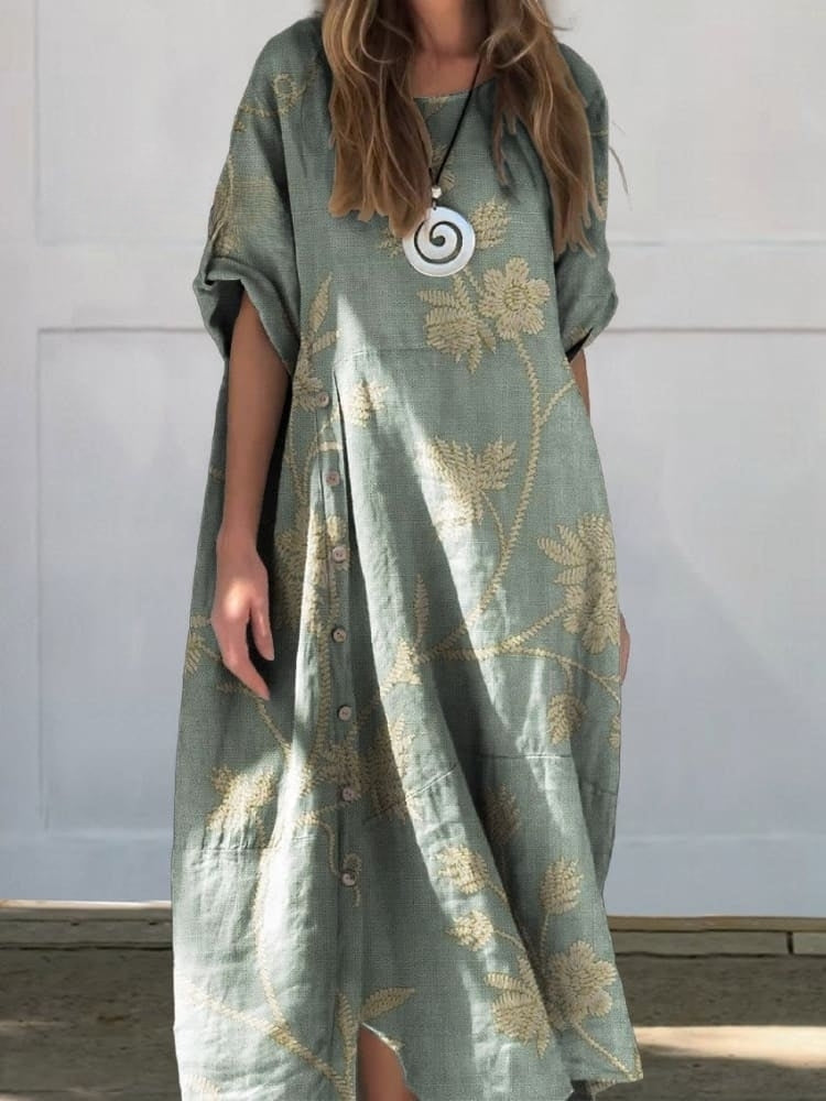 Leinen Baumwolle Kleid