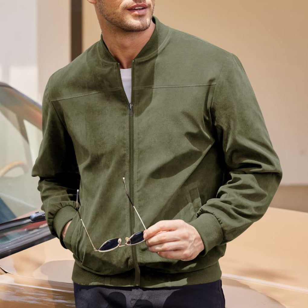 Retro Wildlederjacke für Herren