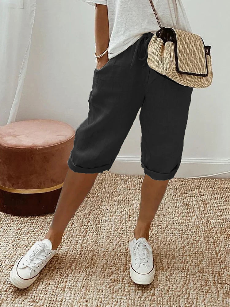 Atmungsaktive Knielange Hose für Damen