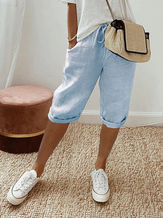 Atmungsaktive Knielange Hose für Damen
