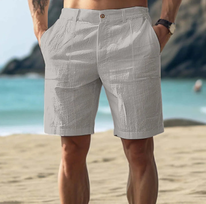Nord Taschen | Herren Leinen Shorts für Entspannte Sommertage Atmungsaktiv, Bequem & Stilvoll