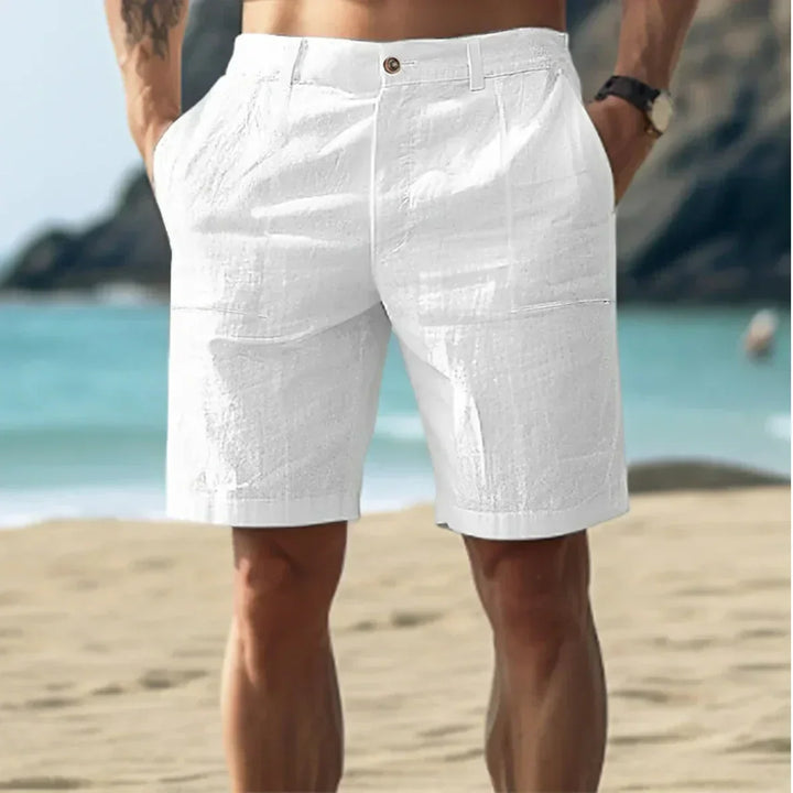 Nord Taschen | Herren Leinen Shorts für Entspannte Sommertage Atmungsaktiv, Bequem & Stilvoll