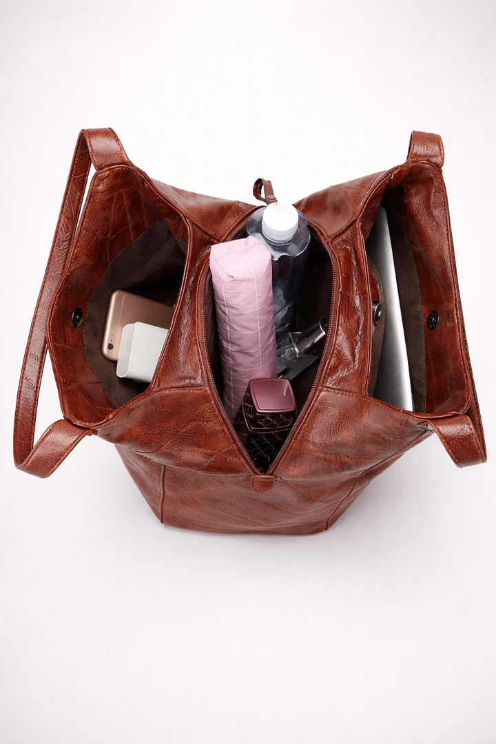 Nord Taschen | Große Hobo-Tasche, Vegane Leder Schultertasche