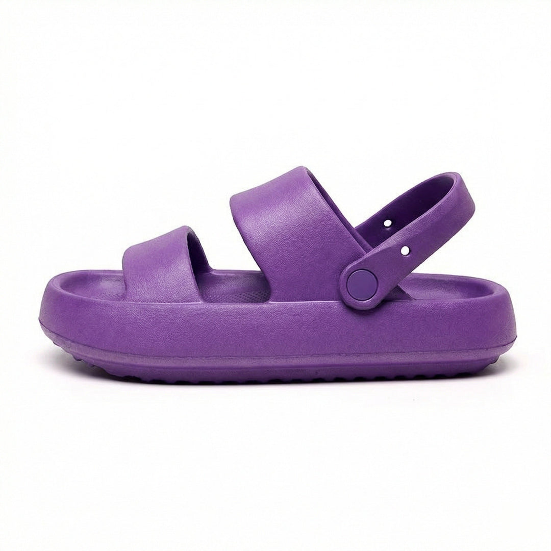 Orthopädische Sandalen Comfort Plus Pantoletten mit Doppelriemen Gepolsterte, Lässige Slip-On-Sandalen - Arvani