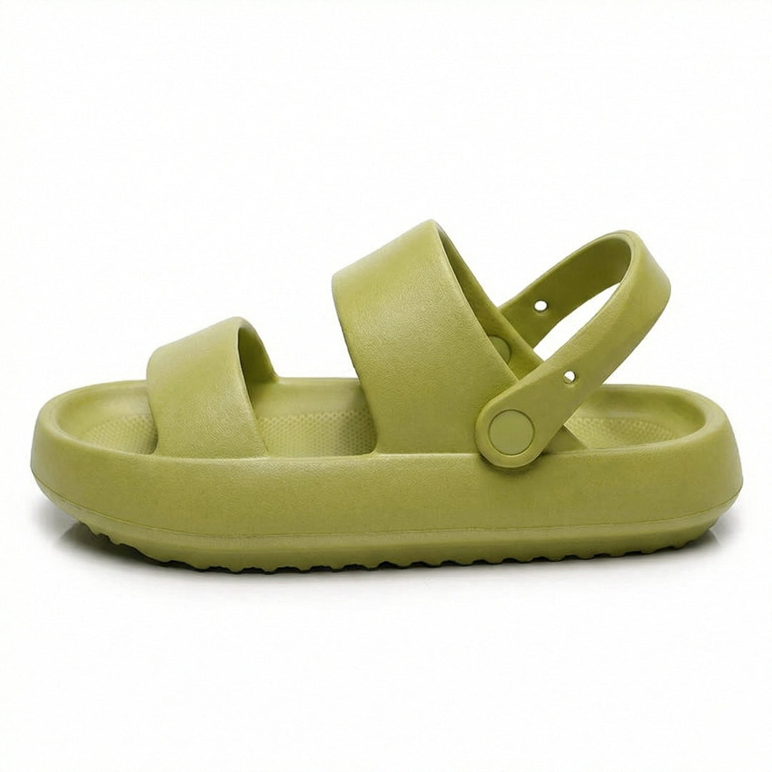 Orthopädische Sandalen Comfort Plus Pantoletten mit Doppelriemen Gepolsterte, Lässige Slip-On-Sandalen - Arvani