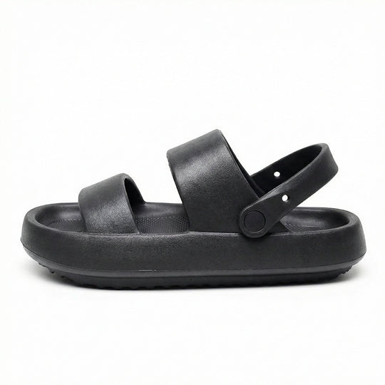 Orthopädische Sandalen Comfort Plus Pantoletten mit Doppelriemen Gepolsterte, Lässige Slip-On-Sandalen - Arvani