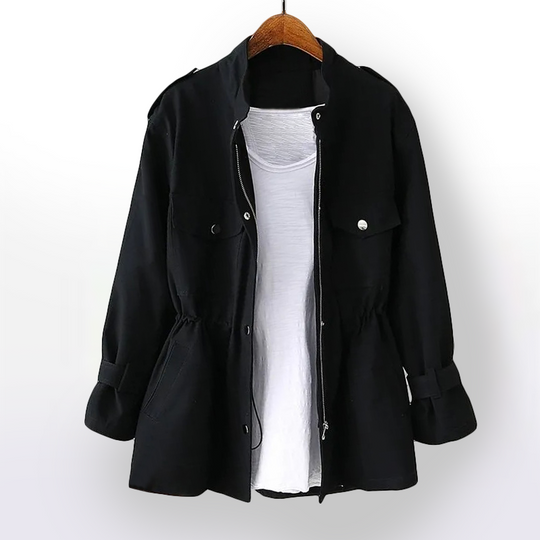 Leichte Sommerjacke Damen Schwarz