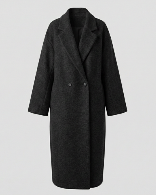 Damen Oversized Wollmantel