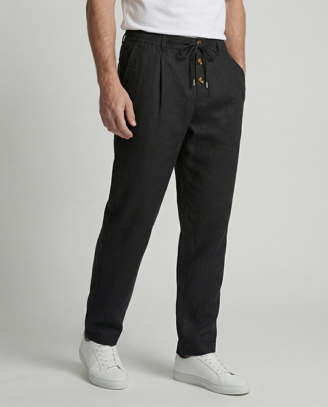 Leichte Atmungsaktive Leinenhose Herren