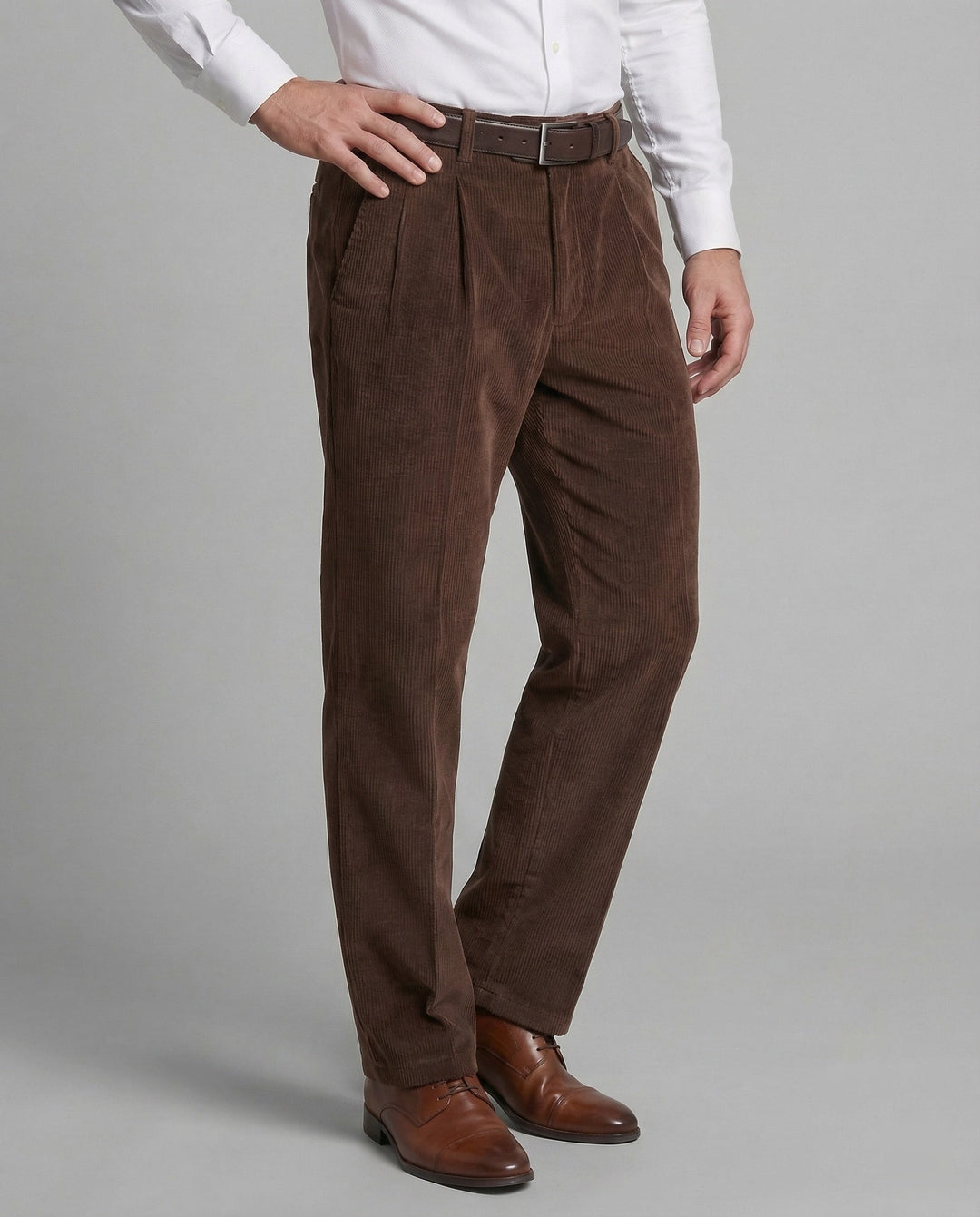 Herren Feincordhose mit Gürtelschlaufen
