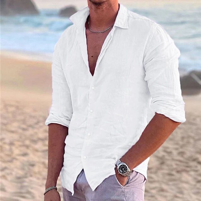 Elegantes Sommerhemd mit Luftigem Leinenstoff