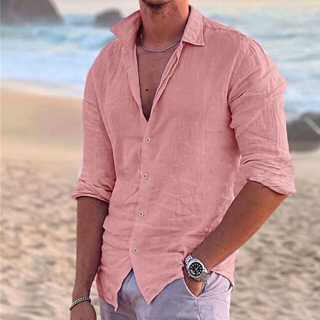 Elegantes Sommerhemd mit Luftigem Leinenstoff