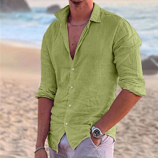 Elegantes Sommerhemd mit Luftigem Leinenstoff