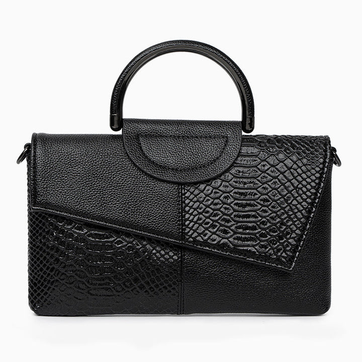 Nord Taschen | Krokodil Prägung Leder Top Handle Crossbody Bag