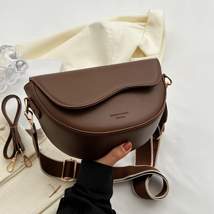 Nord Taschen | Sattel Crossbody Schultertasche, Breiter Riemen