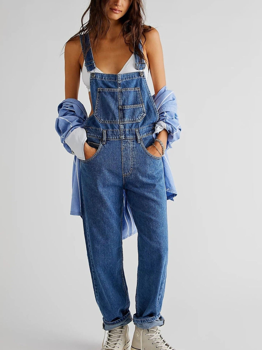 Damen Jeans Latzhose für den Sommer