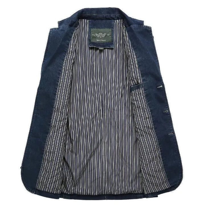 Herren Blazer - Cowboy Denim Jeans Blazer