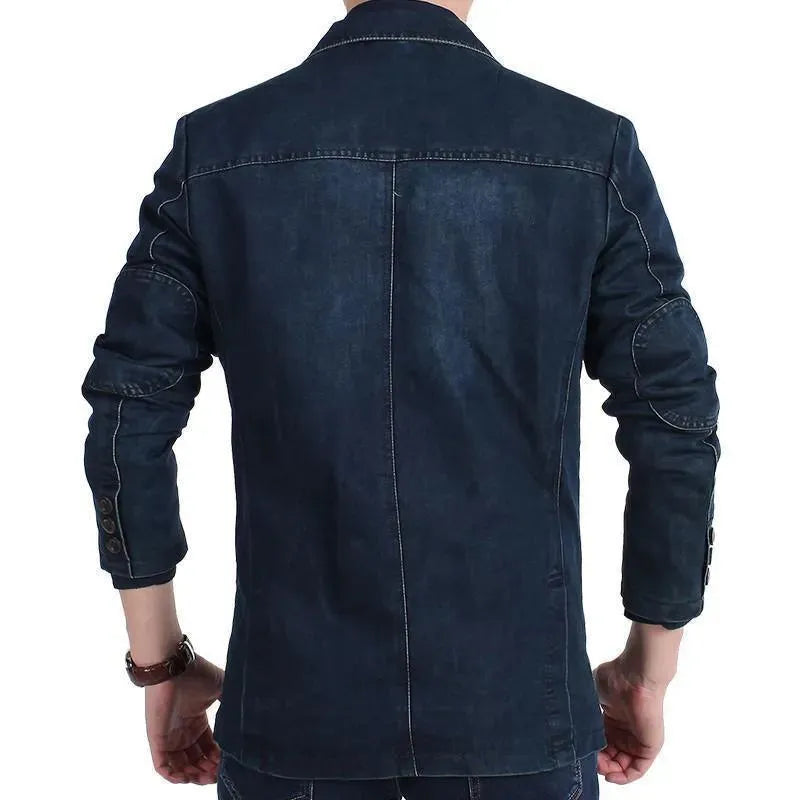 Herren Blazer - Cowboy Denim Jeans Blazer