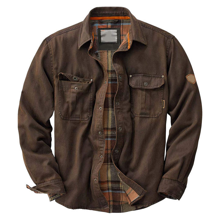 Herren All-Season Wachs Truckerjacke - Strapazierfähige Oberbekleidung