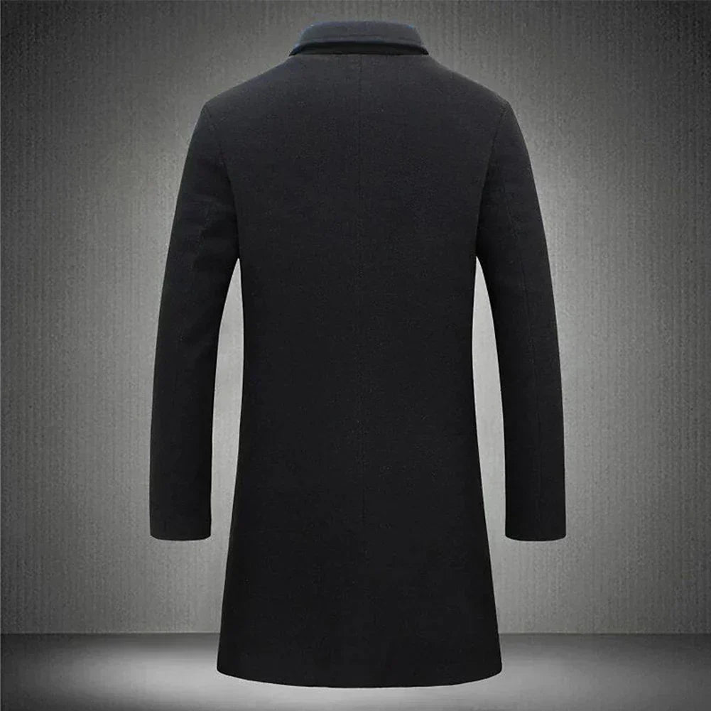 Herren Klassischer Maßanzug Mantel – MarinNord Taschenlau, Schwarz, Beige Optionen