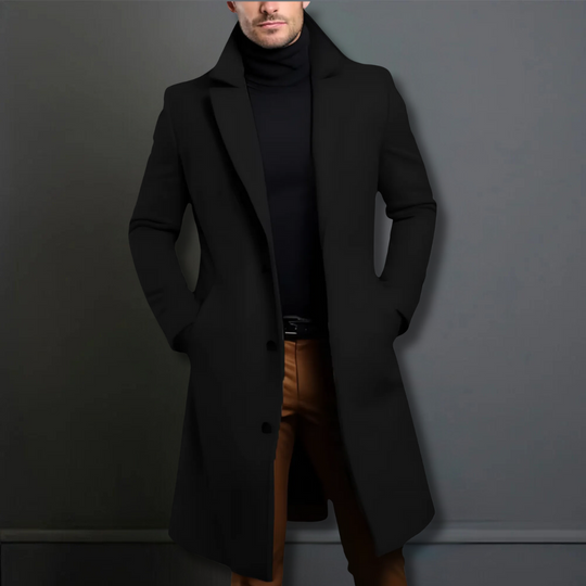 Herren Klassischer Maßanzug Mantel – MarinNord Taschenlau, Schwarz, Beige Optionen