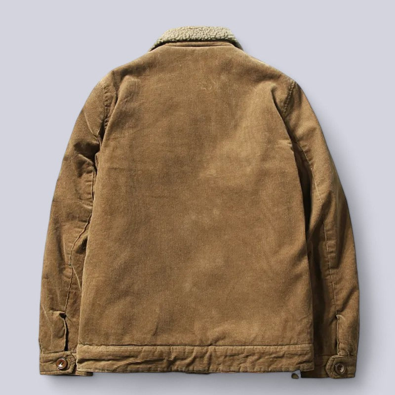 Herren Cordjacke Herbst mit weichem Innenfutter