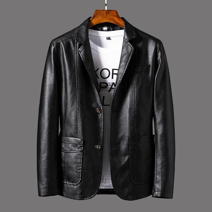Herren Leder Blazer