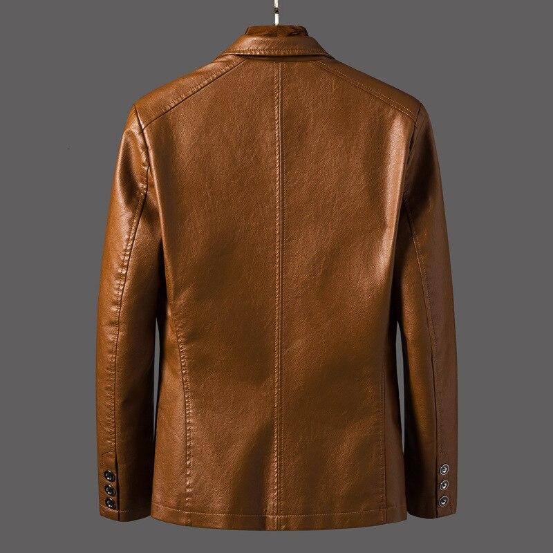 Herren Leder Blazer