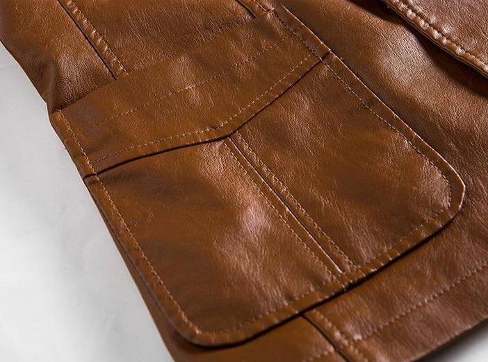 Herren Leder Blazer