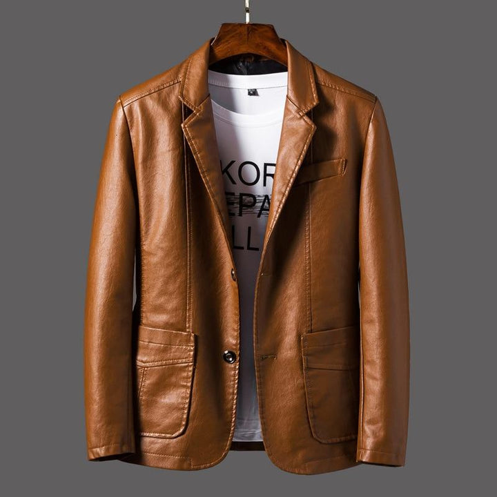 Herren Leder Blazer