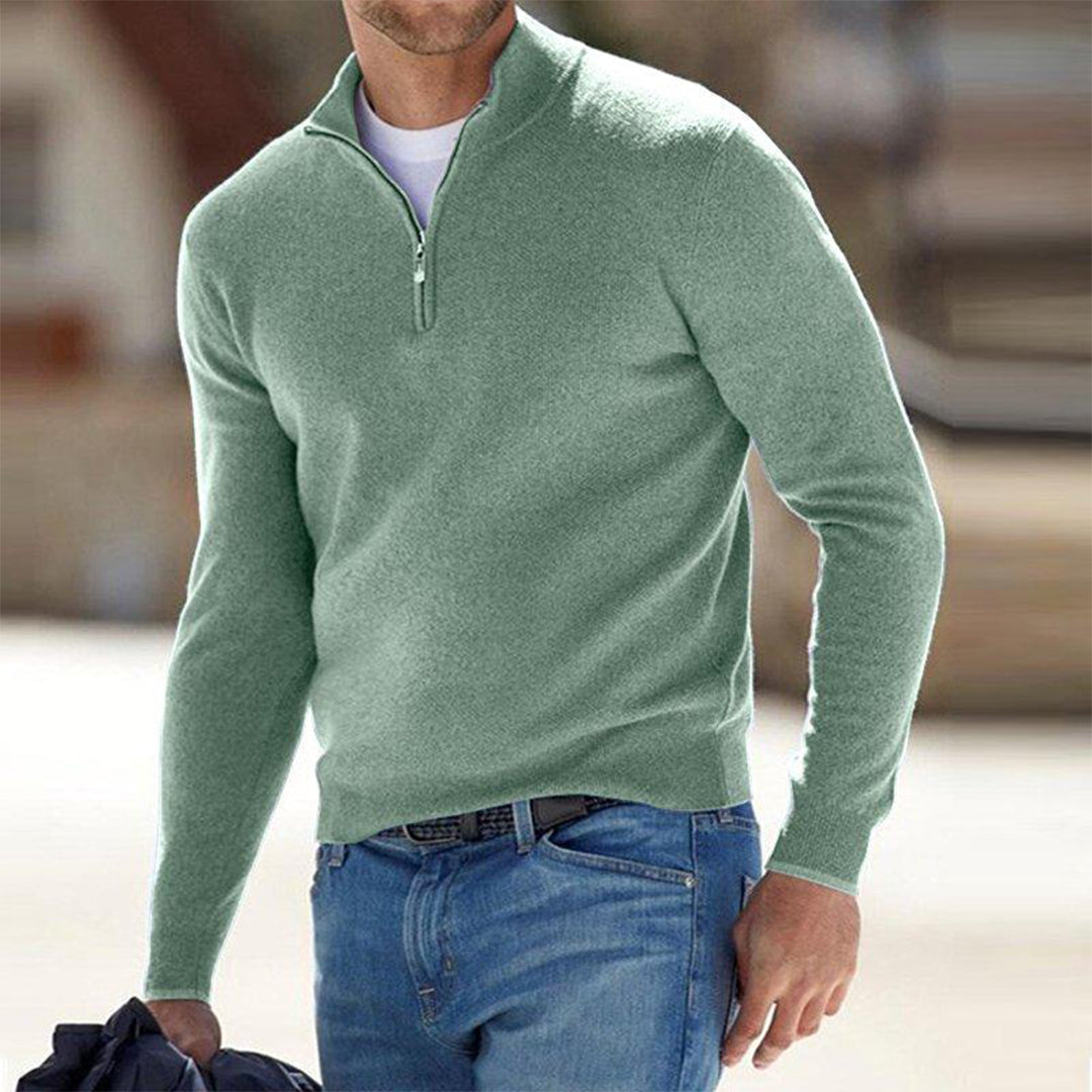 Herren Zip Pullover