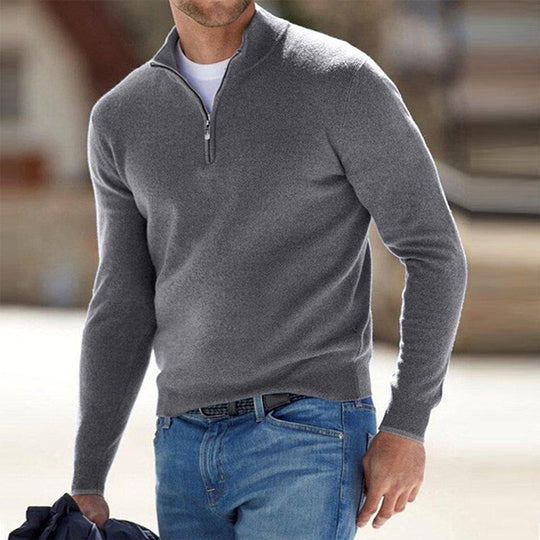 Herren Zip Pullover