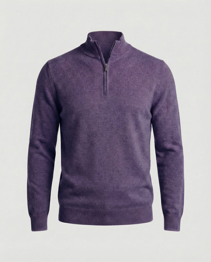Eleganter Merino V-Ausschnitt Pullover