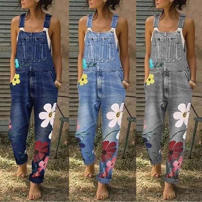 Nord Taschen | Ärmelloser Denim-Overall