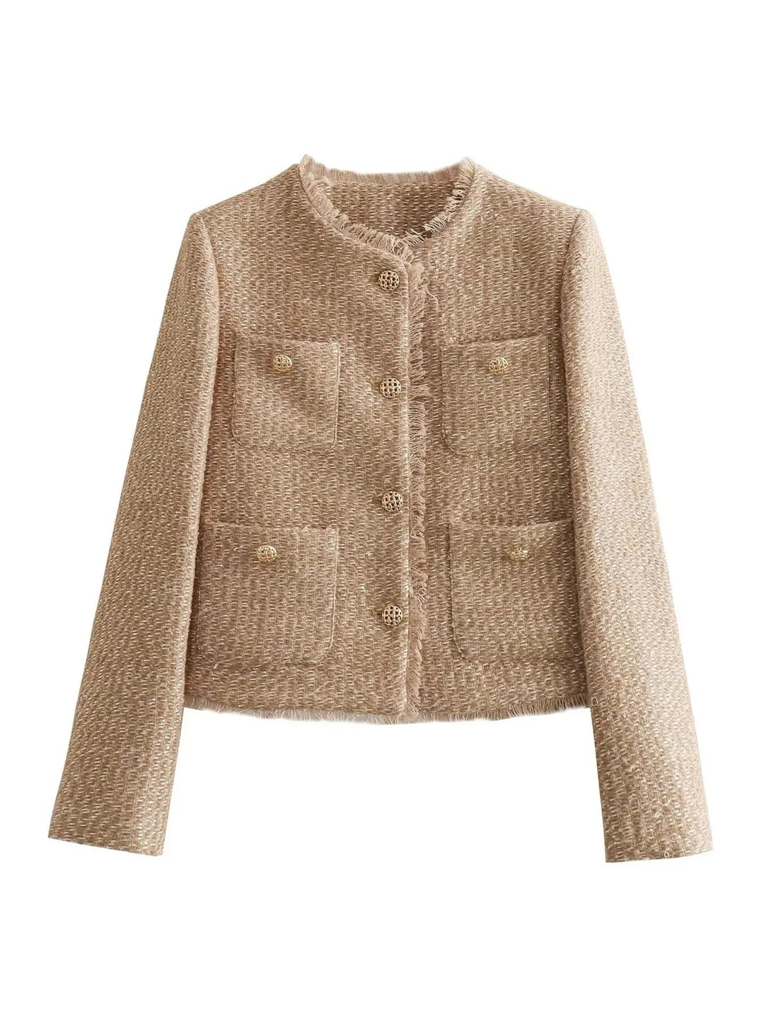 Klassisch geschnittener Tweed-Blazer