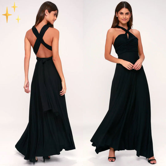 Elegantes Baumwoll Wickelkleid