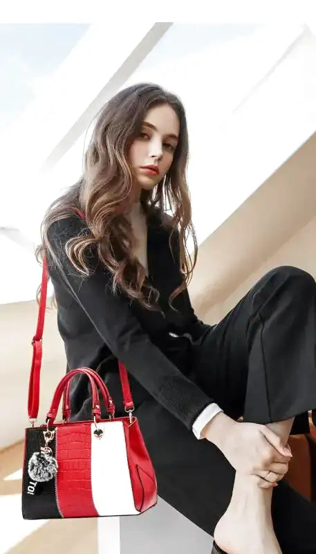 Nord Taschen | Shoulder Handbag in Crocodile Leather