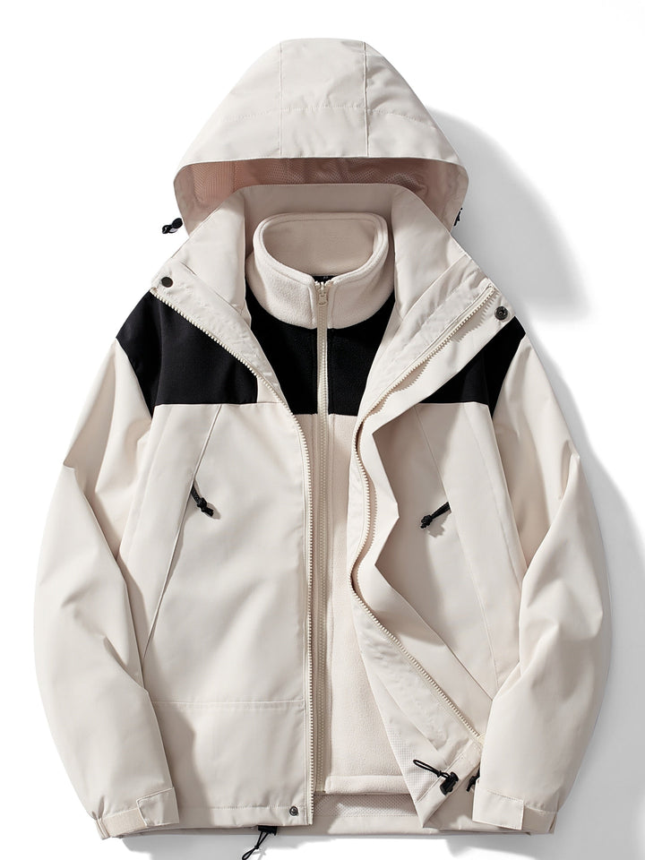 Damen Fleece 3-in-1 Winterjacke mit Kapuze & Wärmefunktion | Nord Taschen