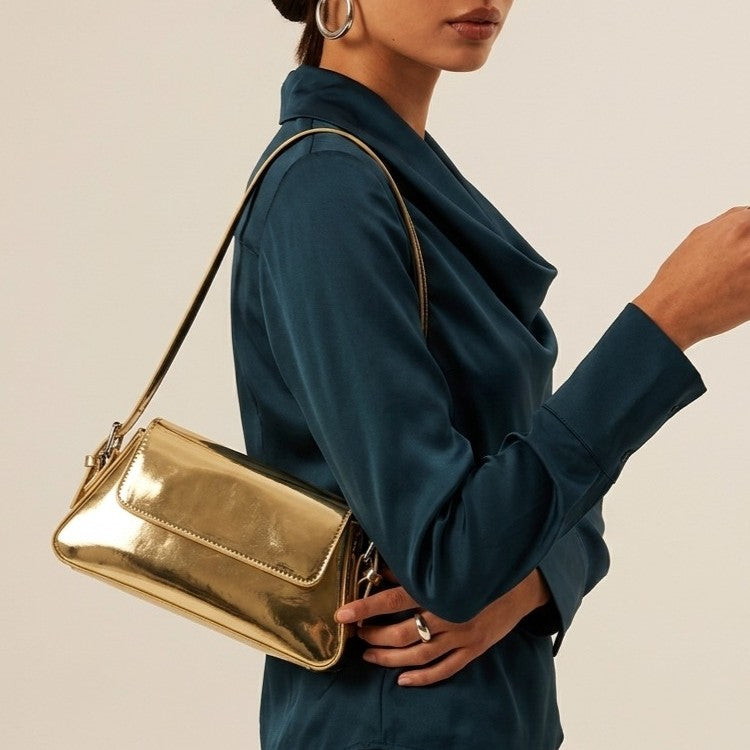 Nord Taschen | Damen Metallic Kleine Schultertasche