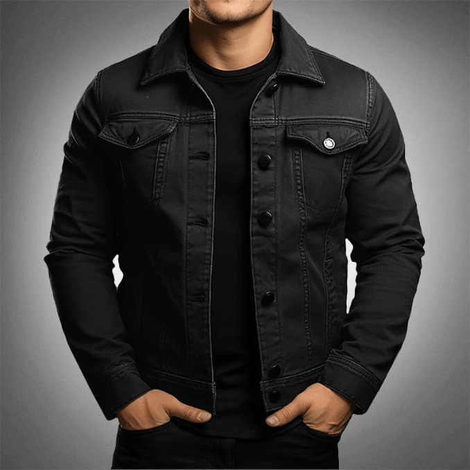 Denim Jack Herren Stilvolle Jeansjacke Lässige & Trendige Looks